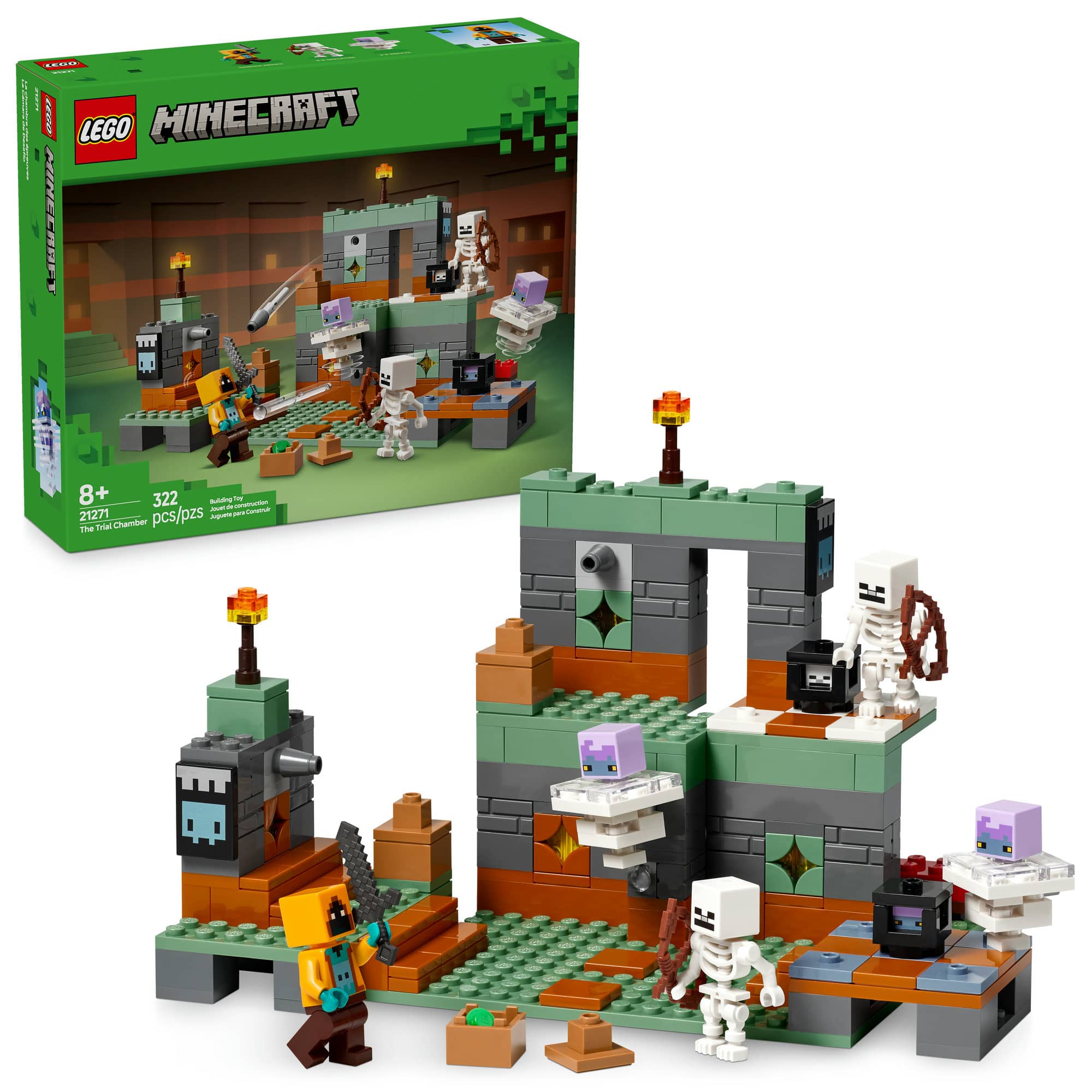 LEGO® Minecraft® The Trial Chamber Skeleton Toy Gamer Kit 21271
